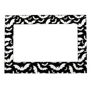 Halloween Magnet Picture Frame-Bats