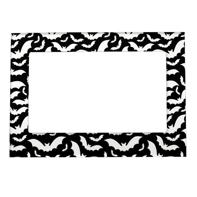 Halloween Magnet Picture Frame-Bats (Front)