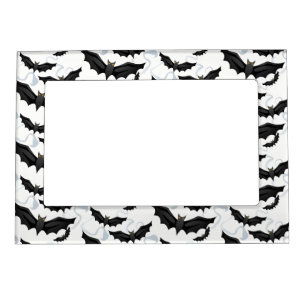 Halloween Magnet Picture Frame-Bats