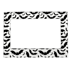 Halloween Magnet Picture Frame-Bats