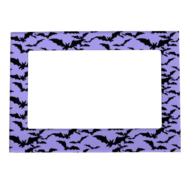 Halloween Magnet Picture Frame-Bats (Front)