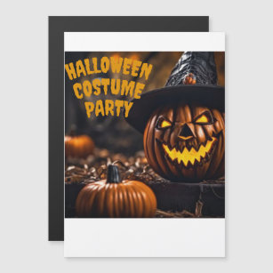 Halloween  magnetic invitation