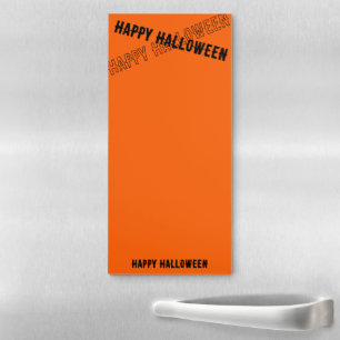 Halloween magnetic notepad
