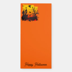 Halloween  magnetic notepad