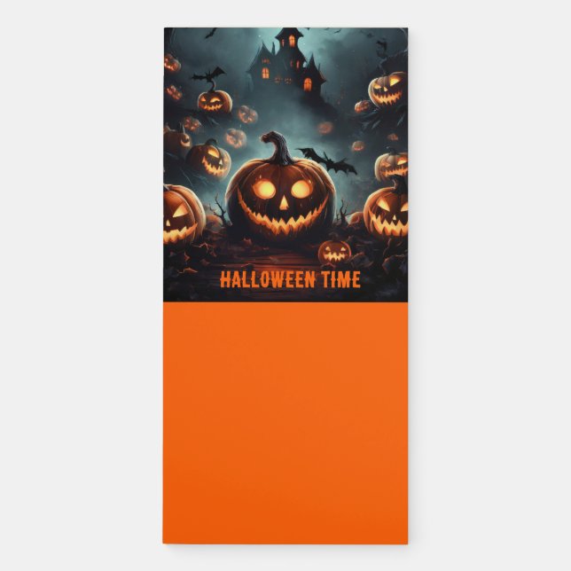 Halloween  magnetic notepad (Front)
