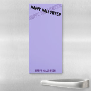 Halloween magnetic notepad