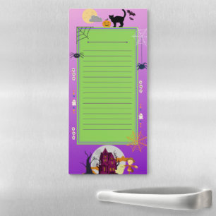 Halloween Magnetic Notepad