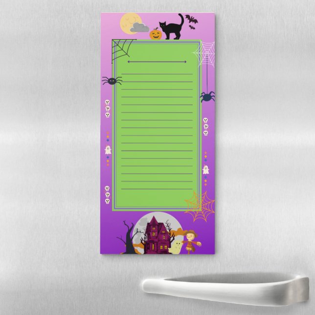 Halloween Magnetic Notepad (In Situ)