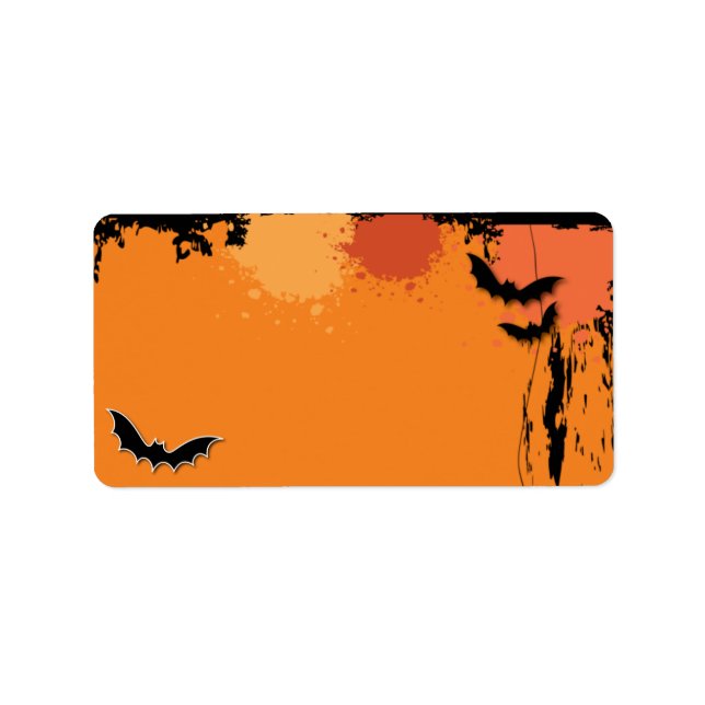 Halloween Mailing Address Labels (Front)