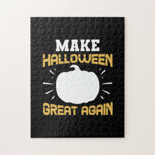 Halloween Make Halloween Great Again Birthday Jigsaw Puzzle