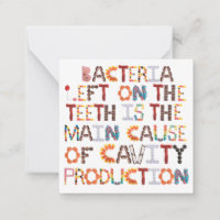 Halloween Makes Cavities Funny Card