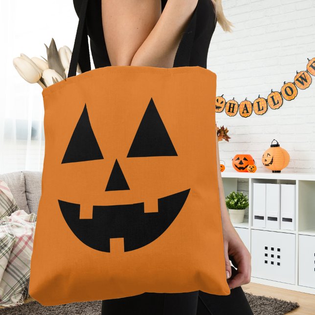 Halloween Male Jack-O-Lantern Pumpkin Face Tote Bag (Halloween Male Jack-O-Lantern Pumpkin Face Tote Bag)