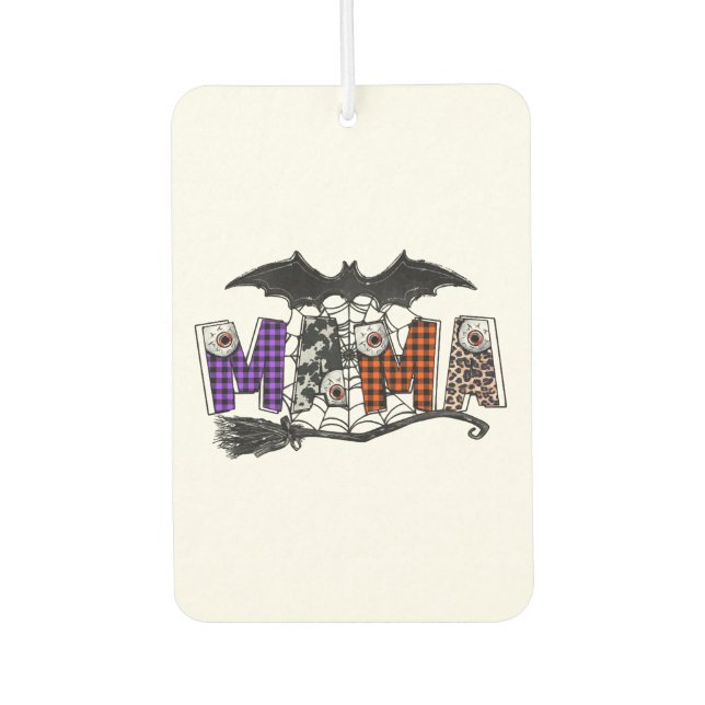 Halloween Mama Air Freshener (Front)