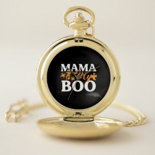 Halloween Mama Is My Boo Birthday Pocket Watch
