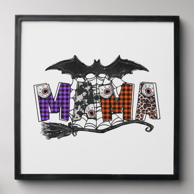 Halloween Mama Peel And Stick Photo Tile (Front Set)