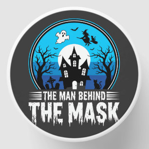 Halloween Man Behind the Mask Haunted House Mini Candle Favors