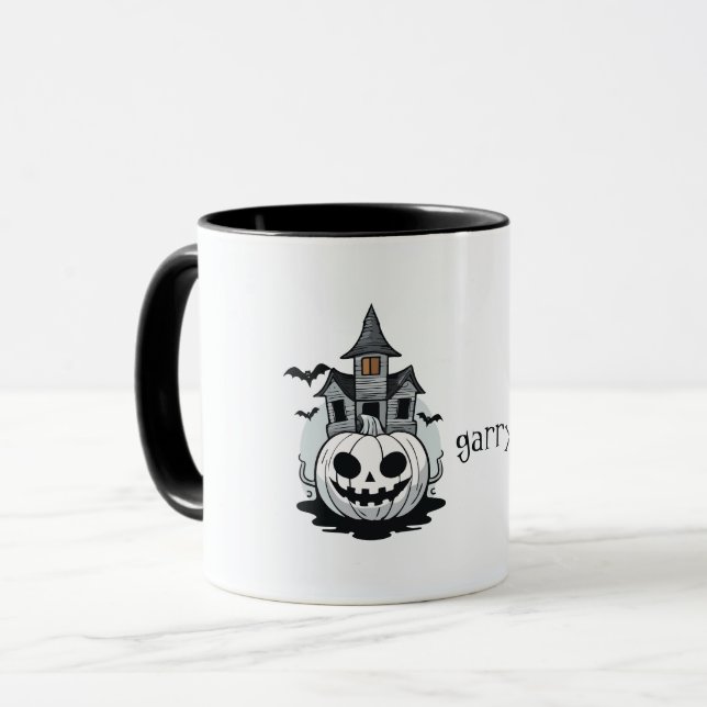 Halloween Mansion Mug (Front Left)