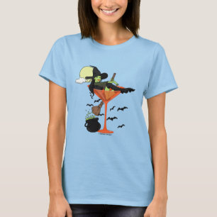 Halloween Martini Girl T-Shirt