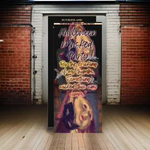 Halloween Masked Party Adult Black Invitation