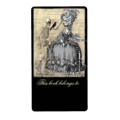 Halloween Masquerade Ball Bookplate