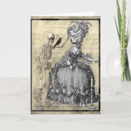 Halloween Masquerade Ball Card