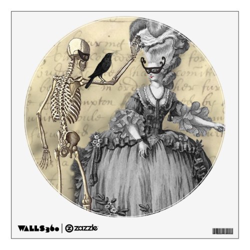 Halloween Masquerade Ball Wall Sticker