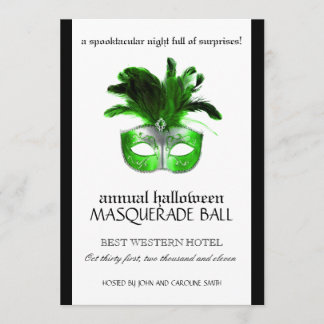 Halloween Masquerade Invitation