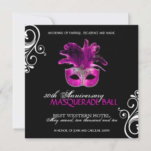 Halloween Masquerade Invitation