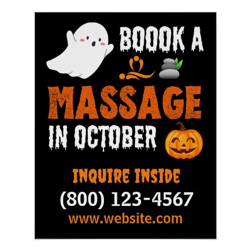 Halloween Massage Special Poster