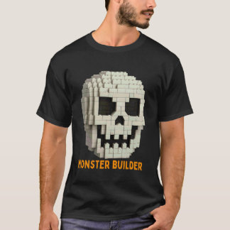 Halloween Master Builder Pumpkin Kids Building Blo T-Shirt