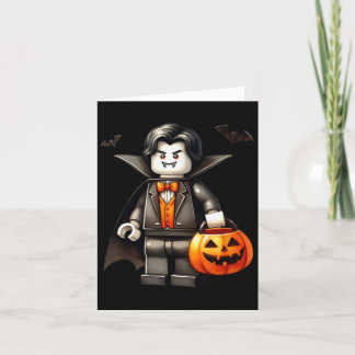 Halloween Master Builder Vampire Kids Building Blo Card