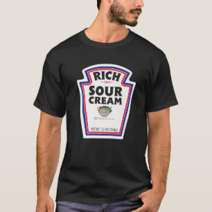 Halloween Matching Costume Rich Sour Cream Bottle T-Shirt