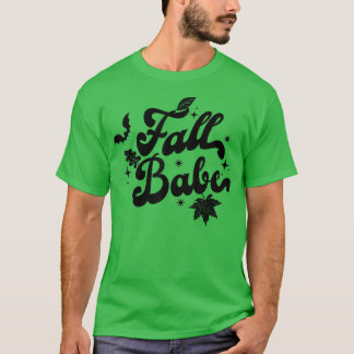 Halloween Matching Fall Babe tee costume