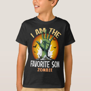 Halloween Matching Favorite Son Zombie Costume T-Shirt