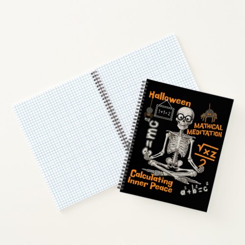 HALLOWEEN MATH MATHICAL MEDITATION  NOTEBOOK