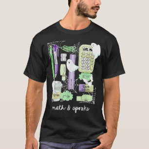 Halloween Math Teacher Ghosts Trig Or Treat Studen T-Shirt