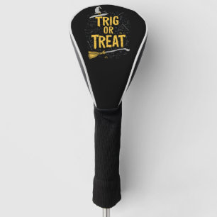 Halloween Math Teacher Trig Or Treat School  Golf Head Cover