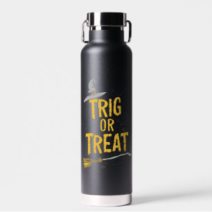 Halloween Math Teacher Trig Or Treat School Water Bottle