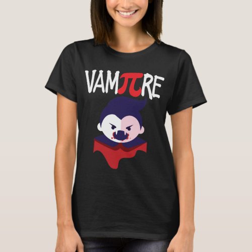 Halloween Math Teacher Vampire Costume Funny Gift T_Shirt