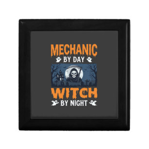 Halloween Mechanic by Day Witch by Night Gift Box