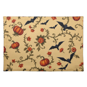 Halloween Medieval French Pattern Cloth Placemat