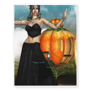Halloween Medusa Temporary Tattoos