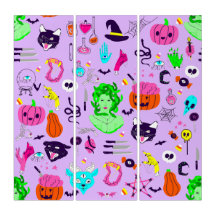 halloween medusa zombie witchcraft purple