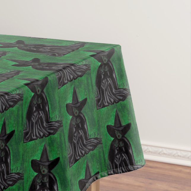 HALLOWEEN MELTING WITCH TABLECLOTH (In Situ)