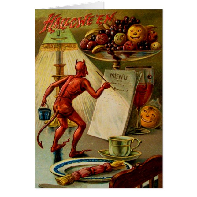 Halloween Menu (Front)