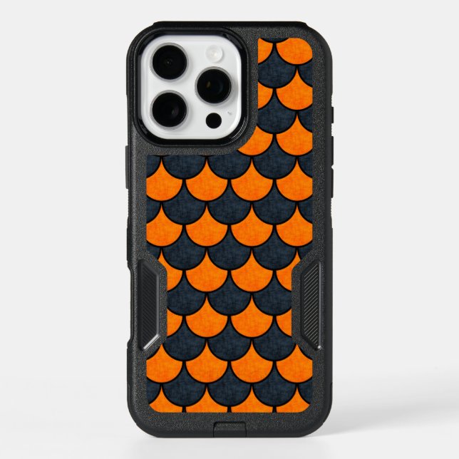 Halloween Mermaid Scales Pattern Otterbox iPhone Case (Back)