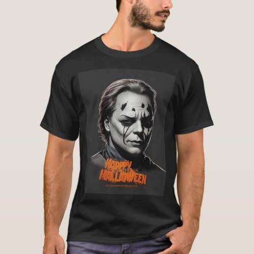 Halloween michael myers custom designs teesmen  T_Shirt