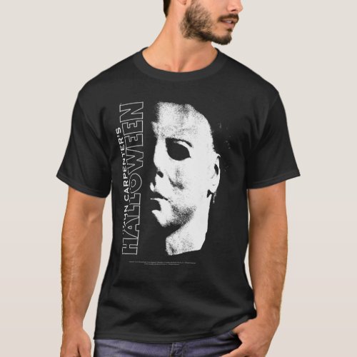 Halloween Michael Myers Large Face Premium214 T_Shirt