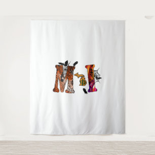 Halloween Michigan Tapestry