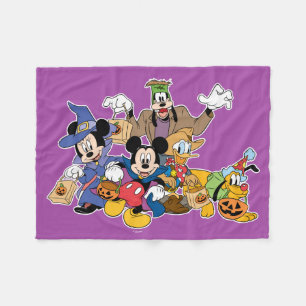 Halloween Mickey & Friends Fleece Blanket